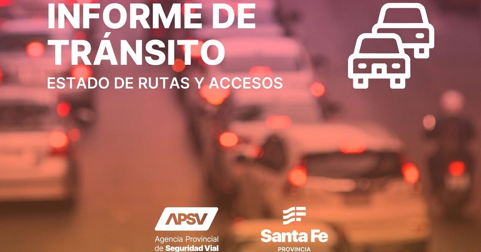 Informe de tránsito en rutas y accesos de la provincia de Santa Fe | Jueves 16/04